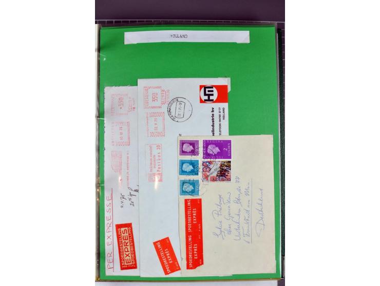1828/1995, sehr umfangreiche Ausstellungs-Sammlung "Die Eilboten-Post" ab Vorphila in 11 Alben mit einigen hundert Briefen, K