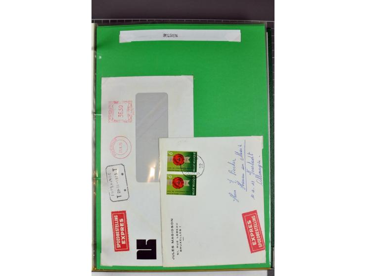 1828/1995, sehr umfangreiche Ausstellungs-Sammlung "Die Eilboten-Post" ab Vorphila in 11 Alben mit einigen hundert Briefen, K