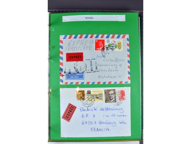 1828/1995, sehr umfangreiche Ausstellungs-Sammlung "Die Eilboten-Post" ab Vorphila in 11 Alben mit einigen hundert Briefen, K