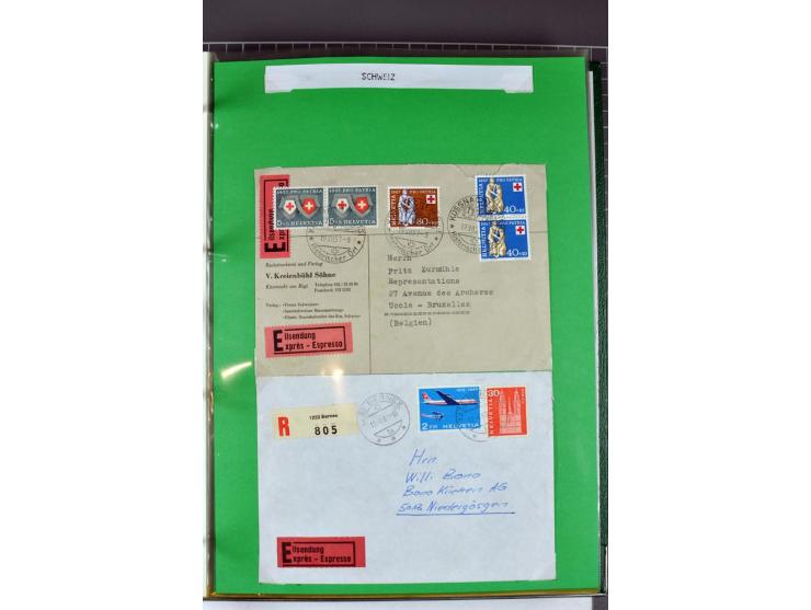 1828/1995, sehr umfangreiche Ausstellungs-Sammlung "Die Eilboten-Post" ab Vorphila in 11 Alben mit einigen hundert Briefen, K