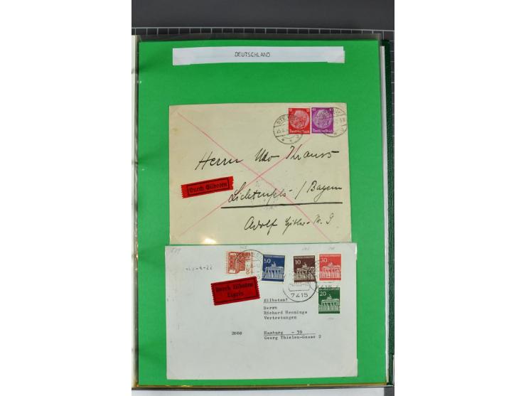 1828/1995, sehr umfangreiche Ausstellungs-Sammlung "Die Eilboten-Post" ab Vorphila in 11 Alben mit einigen hundert Briefen, K