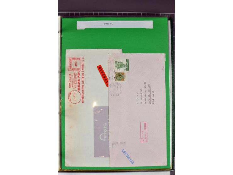 1828/1995, sehr umfangreiche Ausstellungs-Sammlung "Die Eilboten-Post" ab Vorphila in 11 Alben mit einigen hundert Briefen, K