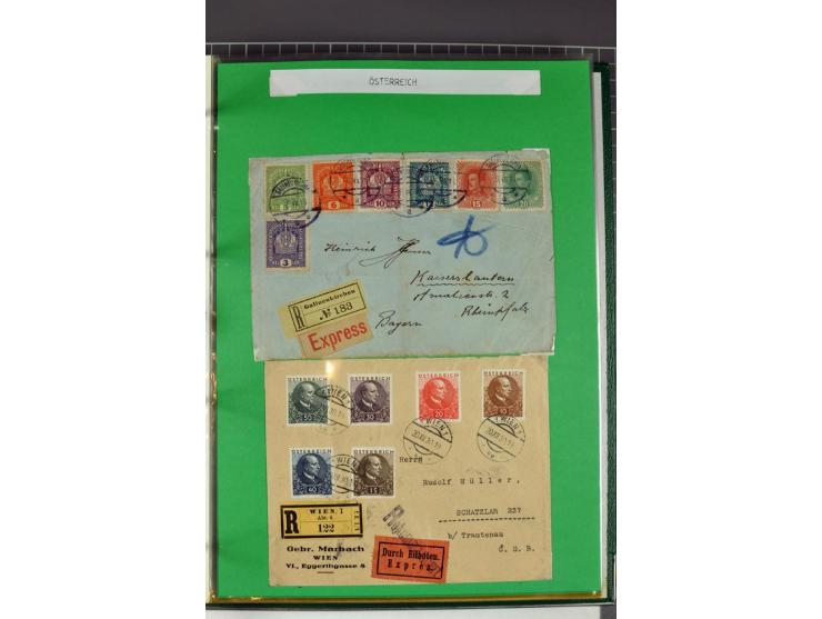1828/1995, sehr umfangreiche Ausstellungs-Sammlung "Die Eilboten-Post" ab Vorphila in 11 Alben mit einigen hundert Briefen, K