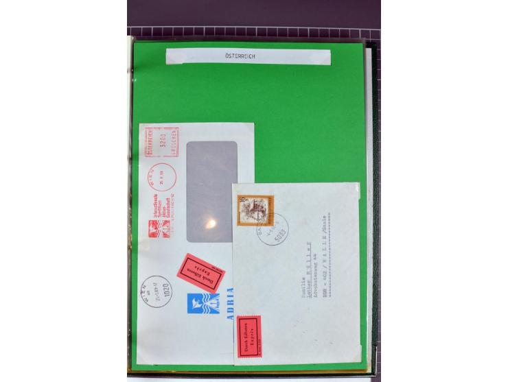 1828/1995, sehr umfangreiche Ausstellungs-Sammlung "Die Eilboten-Post" ab Vorphila in 11 Alben mit einigen hundert Briefen, K