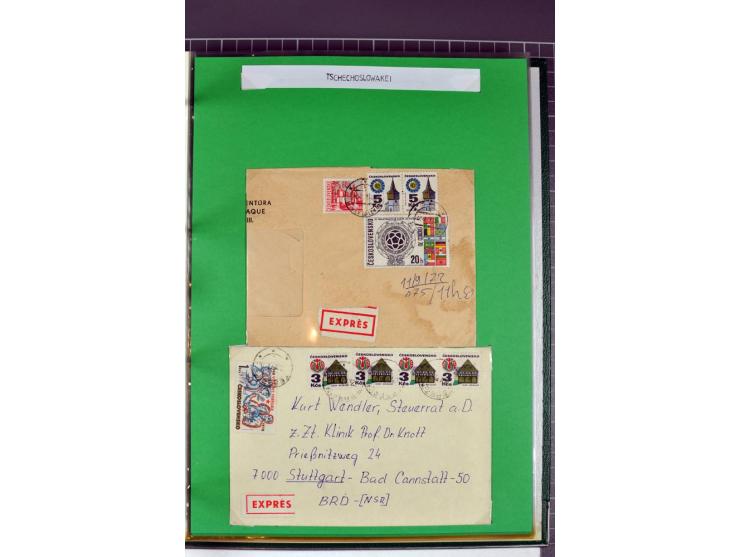 1828/1995, sehr umfangreiche Ausstellungs-Sammlung "Die Eilboten-Post" ab Vorphila in 11 Alben mit einigen hundert Briefen, K
