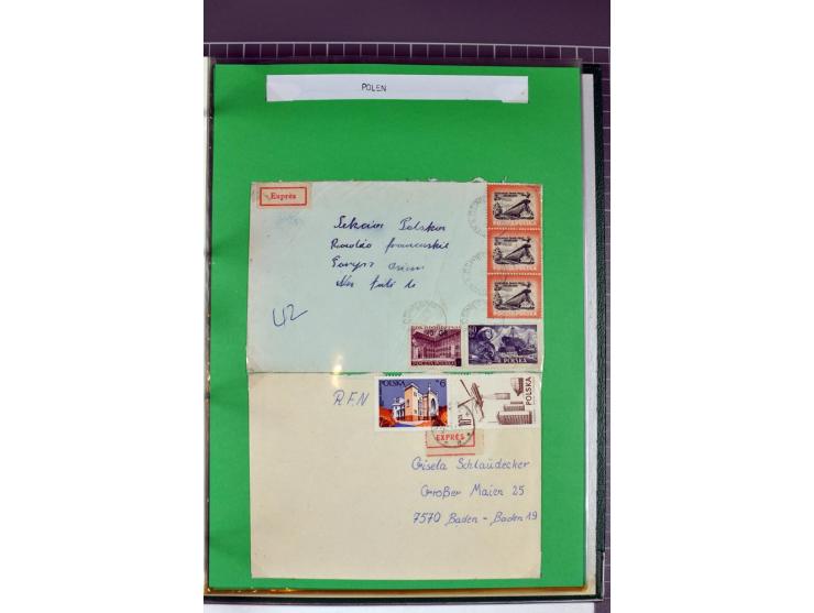 1828/1995, sehr umfangreiche Ausstellungs-Sammlung "Die Eilboten-Post" ab Vorphila in 11 Alben mit einigen hundert Briefen, K