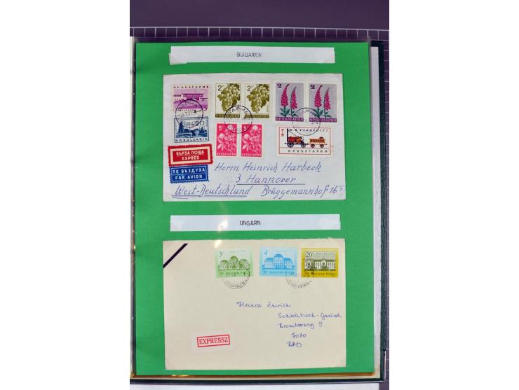 1828/1995, sehr umfangreiche Ausstellungs-Sammlung "Die Eilboten-Post" ab Vorphila in 11 Alben mit einigen hundert Briefen, K