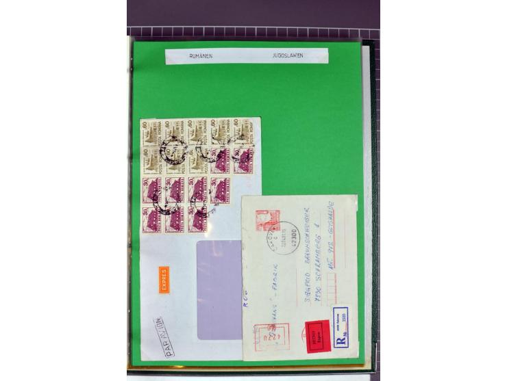1828/1995, sehr umfangreiche Ausstellungs-Sammlung "Die Eilboten-Post" ab Vorphila in 11 Alben mit einigen hundert Briefen, K