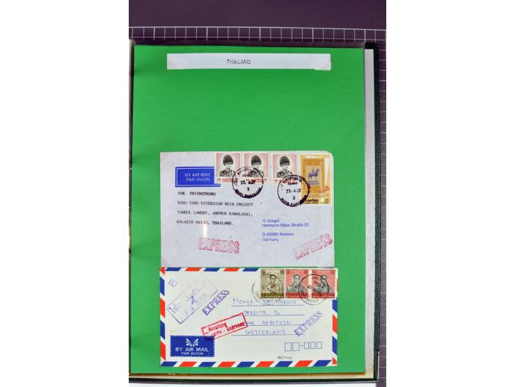 1828/1995, sehr umfangreiche Ausstellungs-Sammlung "Die Eilboten-Post" ab Vorphila in 11 Alben mit einigen hundert Briefen, K