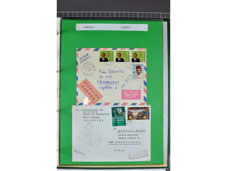 1828/1995, sehr umfangreiche Ausstellungs-Sammlung "Die Eilboten-Post" ab Vorphila in 11 Alben mit einigen hundert Briefen, K