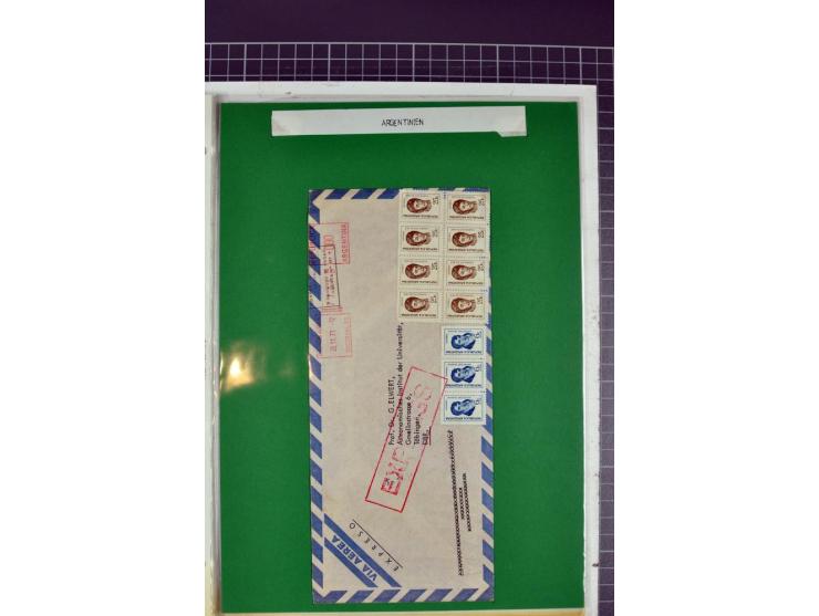 1828/1995, sehr umfangreiche Ausstellungs-Sammlung "Die Eilboten-Post" ab Vorphila in 11 Alben mit einigen hundert Briefen, K