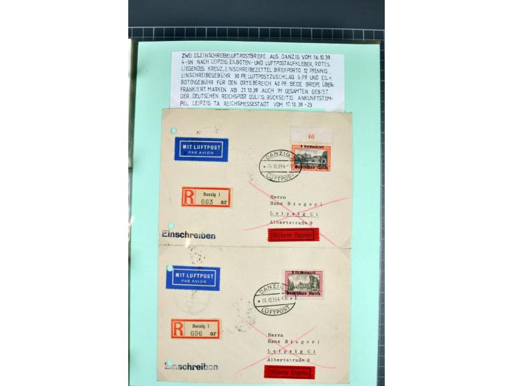 1828/1995, sehr umfangreiche Ausstellungs-Sammlung "Die Eilboten-Post" ab Vorphila in 11 Alben mit einigen hundert Briefen, K