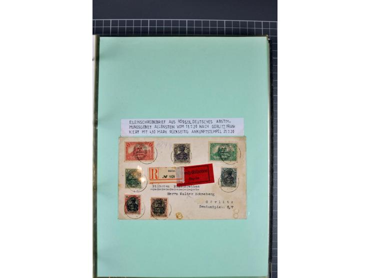 1828/1995, sehr umfangreiche Ausstellungs-Sammlung "Die Eilboten-Post" ab Vorphila in 11 Alben mit einigen hundert Briefen, K