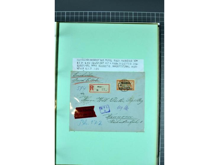 1828/1995, sehr umfangreiche Ausstellungs-Sammlung "Die Eilboten-Post" ab Vorphila in 11 Alben mit einigen hundert Briefen, K