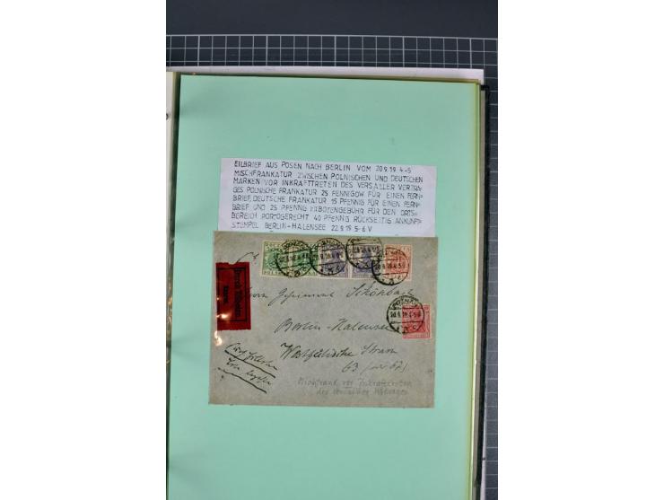 1828/1995, sehr umfangreiche Ausstellungs-Sammlung "Die Eilboten-Post" ab Vorphila in 11 Alben mit einigen hundert Briefen, K