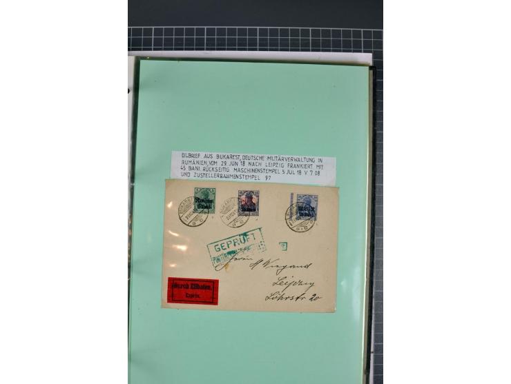 1828/1995, sehr umfangreiche Ausstellungs-Sammlung "Die Eilboten-Post" ab Vorphila in 11 Alben mit einigen hundert Briefen, K