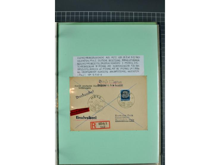 1828/1995, sehr umfangreiche Ausstellungs-Sammlung "Die Eilboten-Post" ab Vorphila in 11 Alben mit einigen hundert Briefen, K