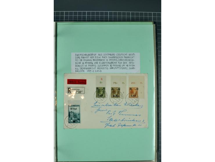 1828/1995, sehr umfangreiche Ausstellungs-Sammlung "Die Eilboten-Post" ab Vorphila in 11 Alben mit einigen hundert Briefen, K