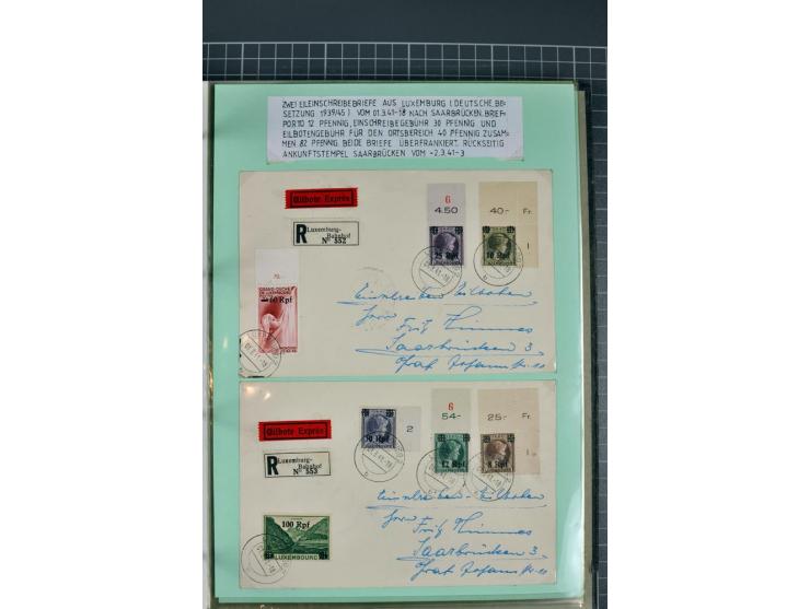 1828/1995, sehr umfangreiche Ausstellungs-Sammlung "Die Eilboten-Post" ab Vorphila in 11 Alben mit einigen hundert Briefen, K