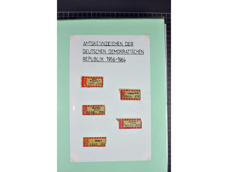 1828/1995, sehr umfangreiche Ausstellungs-Sammlung "Die Eilboten-Post" ab Vorphila in 11 Alben mit einigen hundert Briefen, K
