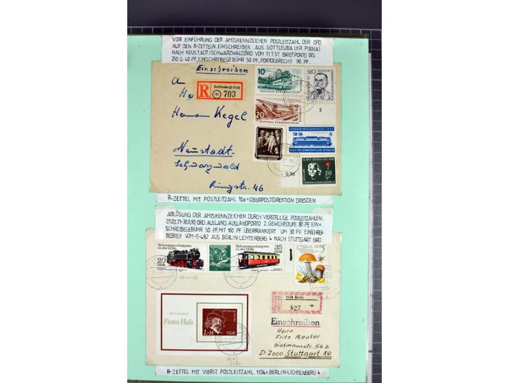 1828/1995, sehr umfangreiche Ausstellungs-Sammlung "Die Eilboten-Post" ab Vorphila in 11 Alben mit einigen hundert Briefen, K