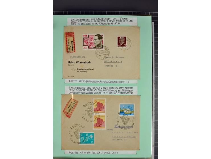 1828/1995, sehr umfangreiche Ausstellungs-Sammlung "Die Eilboten-Post" ab Vorphila in 11 Alben mit einigen hundert Briefen, K