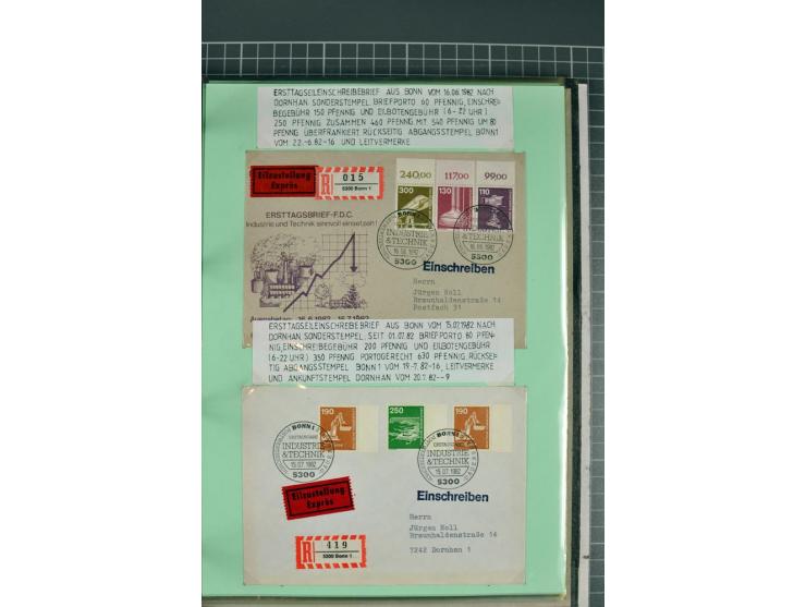 1828/1995, sehr umfangreiche Ausstellungs-Sammlung "Die Eilboten-Post" ab Vorphila in 11 Alben mit einigen hundert Briefen, K