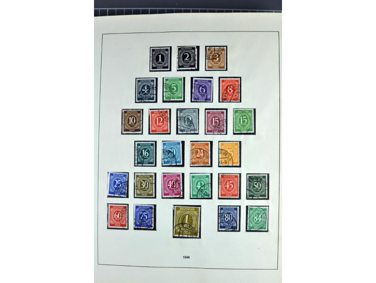 1945/70, vorwiegend postfrische Sammlung mit guten Sammlungen ab SBZ mit u.a. Mi.-Nr. 41 und Block 1x, 2t, 4, 5X/Y postfrisch