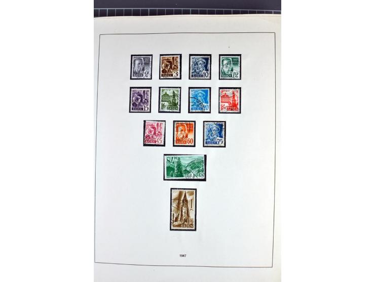 1945/70, vorwiegend postfrische Sammlung mit guten Sammlungen ab SBZ mit u.a. Mi.-Nr. 41 und Block 1x, 2t, 4, 5X/Y postfrisch