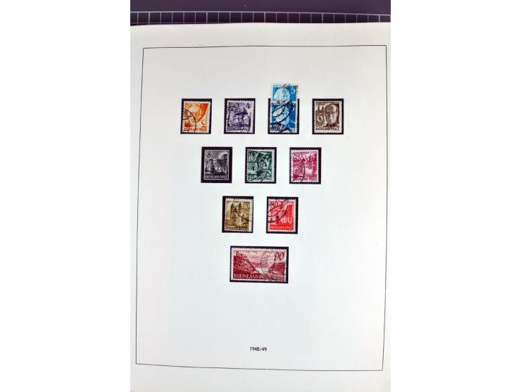 1945/70, vorwiegend postfrische Sammlung mit guten Sammlungen ab SBZ mit u.a. Mi.-Nr. 41 und Block 1x, 2t, 4, 5X/Y postfrisch