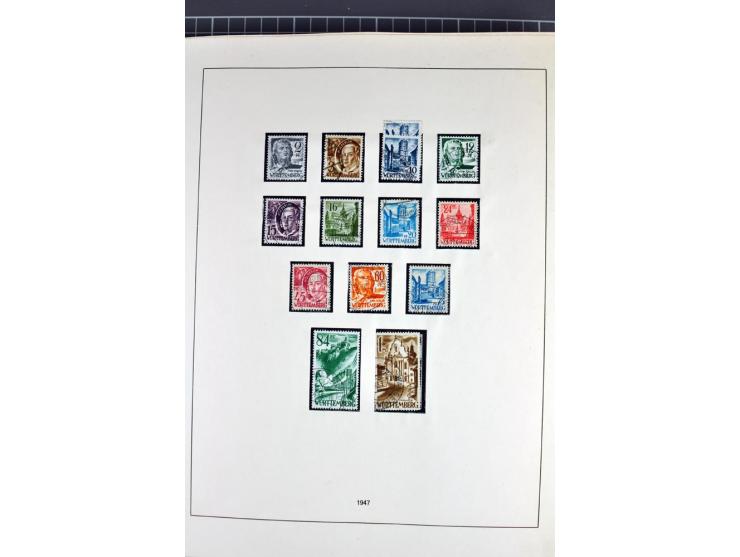 1945/70, vorwiegend postfrische Sammlung mit guten Sammlungen ab SBZ mit u.a. Mi.-Nr. 41 und Block 1x, 2t, 4, 5X/Y postfrisch
