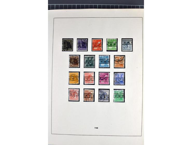 1945/70, vorwiegend postfrische Sammlung mit guten Sammlungen ab SBZ mit u.a. Mi.-Nr. 41 und Block 1x, 2t, 4, 5X/Y postfrisch