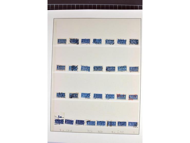 1945/70, vorwiegend postfrische Sammlung mit guten Sammlungen ab SBZ mit u.a. Mi.-Nr. 41 und Block 1x, 2t, 4, 5X/Y postfrisch