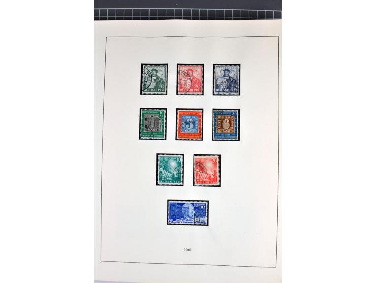1945/70, vorwiegend postfrische Sammlung mit guten Sammlungen ab SBZ mit u.a. Mi.-Nr. 41 und Block 1x, 2t, 4, 5X/Y postfrisch