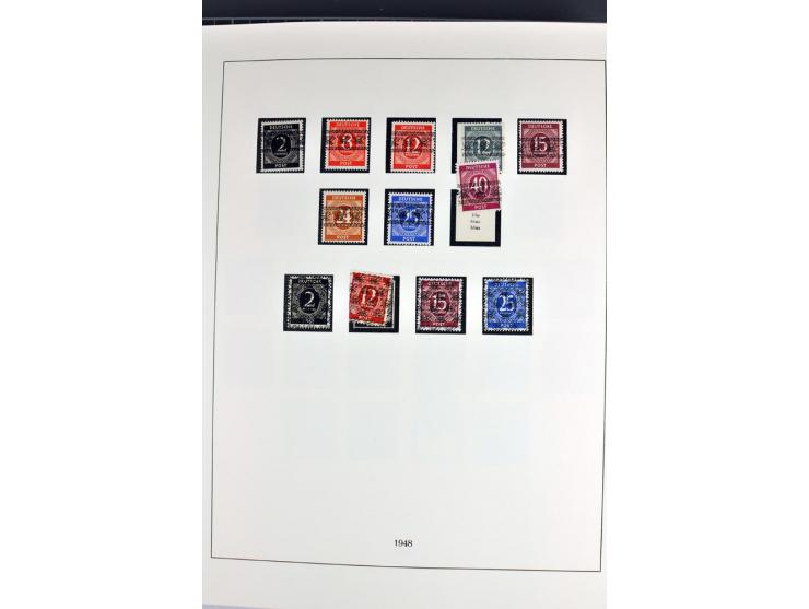 1945/70, vorwiegend postfrische Sammlung mit guten Sammlungen ab SBZ mit u.a. Mi.-Nr. 41 und Block 1x, 2t, 4, 5X/Y postfrisch