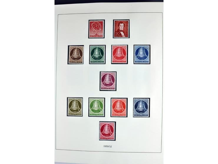 1945/70, vorwiegend postfrische Sammlung mit guten Sammlungen ab SBZ mit u.a. Mi.-Nr. 41 und Block 1x, 2t, 4, 5X/Y postfrisch