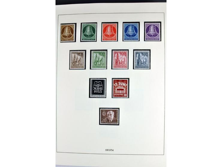 1945/70, vorwiegend postfrische Sammlung mit guten Sammlungen ab SBZ mit u.a. Mi.-Nr. 41 und Block 1x, 2t, 4, 5X/Y postfrisch