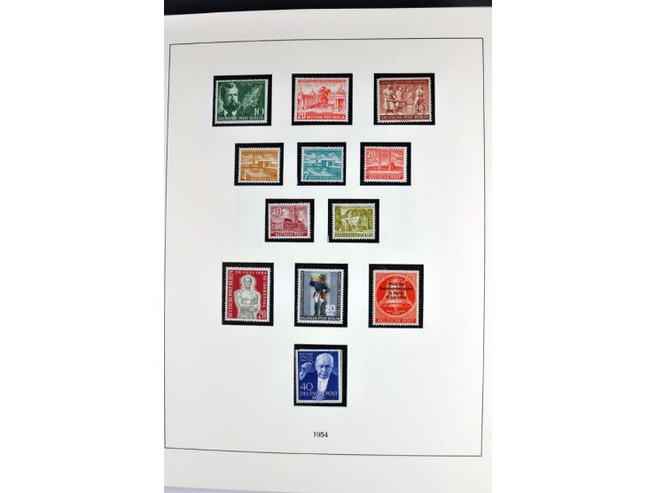 1945/70, vorwiegend postfrische Sammlung mit guten Sammlungen ab SBZ mit u.a. Mi.-Nr. 41 und Block 1x, 2t, 4, 5X/Y postfrisch