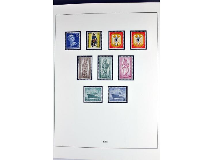 1945/70, vorwiegend postfrische Sammlung mit guten Sammlungen ab SBZ mit u.a. Mi.-Nr. 41 und Block 1x, 2t, 4, 5X/Y postfrisch