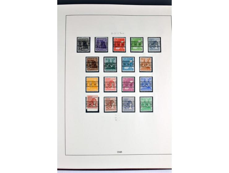 1945/82 (ca.), postfrische und ungebrauchte Sammlung, Bund, Berlin und DDR in den Hauptnummern wohl kpl., dazu schöner Teil A