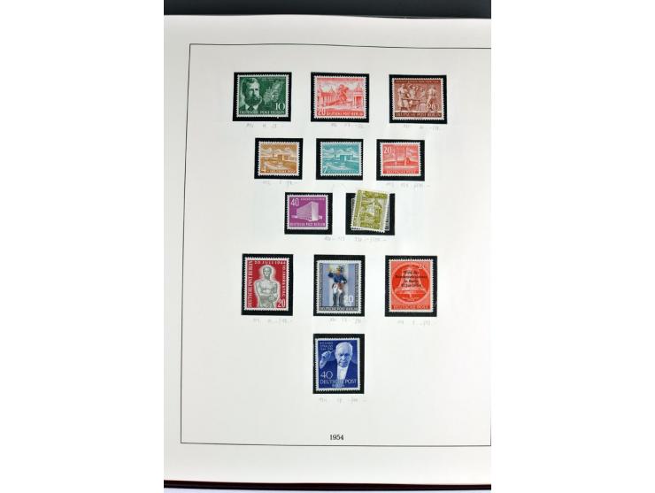1945/82 (ca.), postfrische und ungebrauchte Sammlung, Bund, Berlin und DDR in den Hauptnummern wohl kpl., dazu schöner Teil A