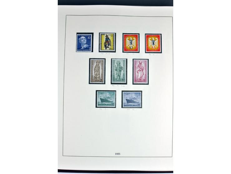 1945/82 (ca.), postfrische und ungebrauchte Sammlung, Bund, Berlin und DDR in den Hauptnummern wohl kpl., dazu schöner Teil A