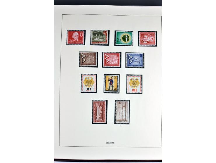 1945/82 (ca.), postfrische und ungebrauchte Sammlung, Bund, Berlin und DDR in den Hauptnummern wohl kpl., dazu schöner Teil A