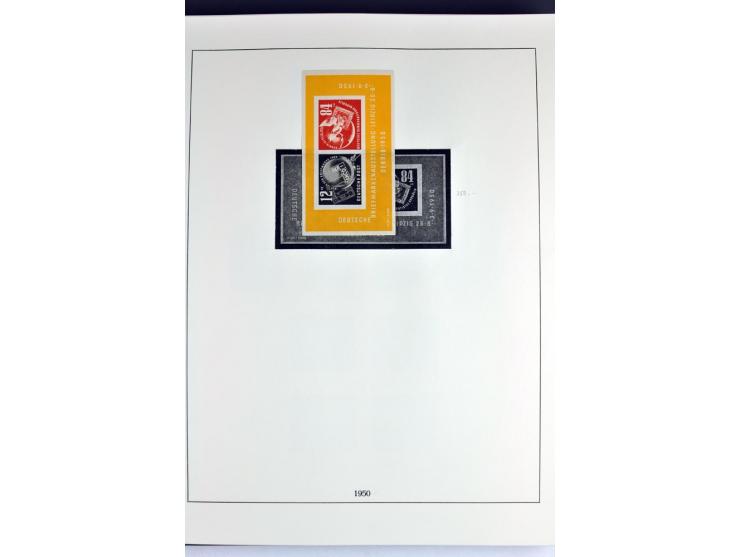 1945/82 (ca.), postfrische und ungebrauchte Sammlung, Bund, Berlin und DDR in den Hauptnummern wohl kpl., dazu schöner Teil A