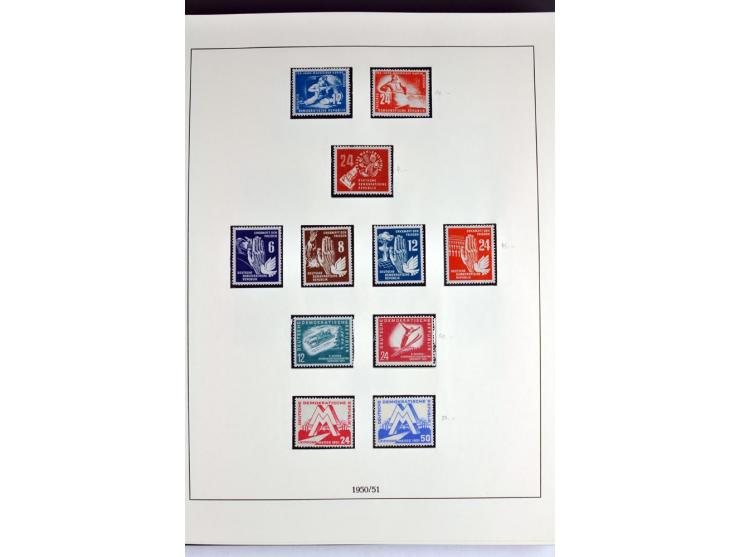 1945/82 (ca.), postfrische und ungebrauchte Sammlung, Bund, Berlin und DDR in den Hauptnummern wohl kpl., dazu schöner Teil A