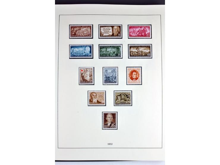 1945/82 (ca.), postfrische und ungebrauchte Sammlung, Bund, Berlin und DDR in den Hauptnummern wohl kpl., dazu schöner Teil A
