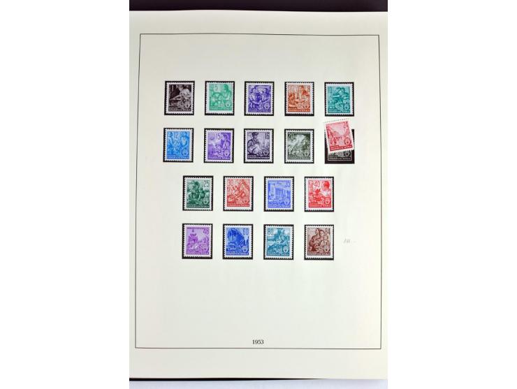 1945/82 (ca.), postfrische und ungebrauchte Sammlung, Bund, Berlin und DDR in den Hauptnummern wohl kpl., dazu schöner Teil A