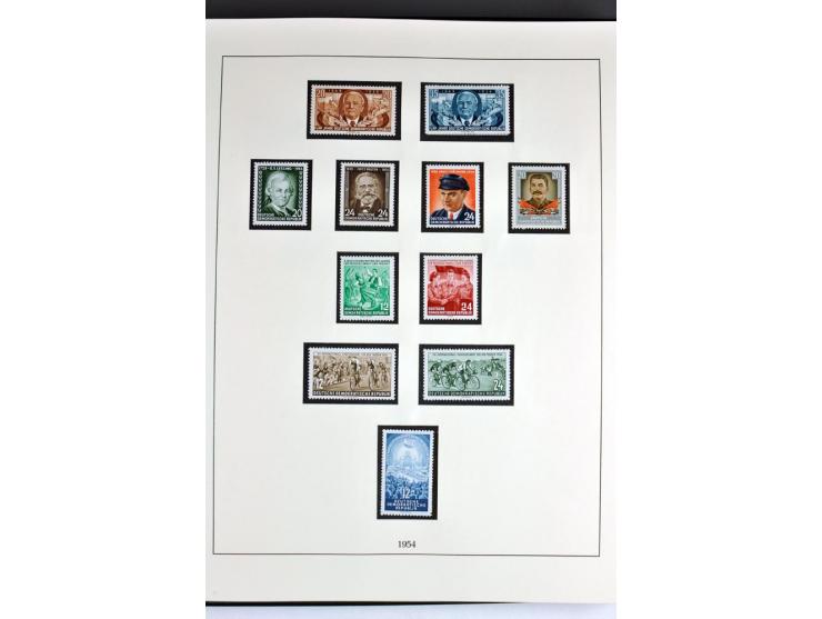 1945/82 (ca.), postfrische und ungebrauchte Sammlung, Bund, Berlin und DDR in den Hauptnummern wohl kpl., dazu schöner Teil A