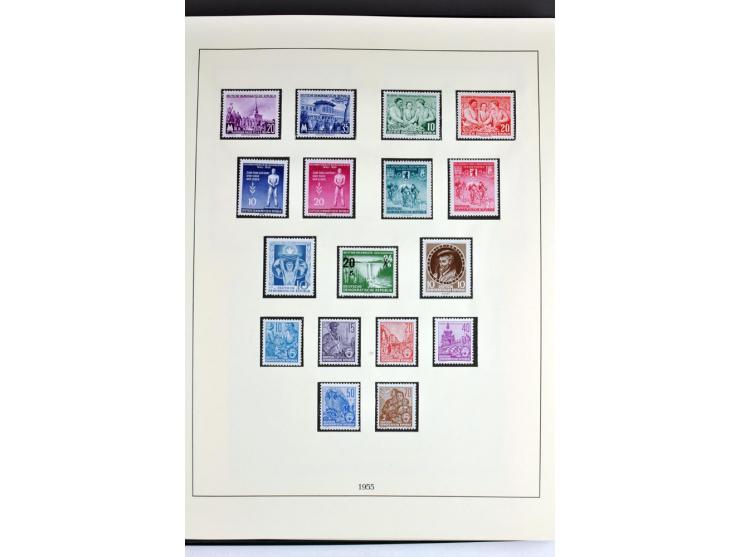 1945/82 (ca.), postfrische und ungebrauchte Sammlung, Bund, Berlin und DDR in den Hauptnummern wohl kpl., dazu schöner Teil A