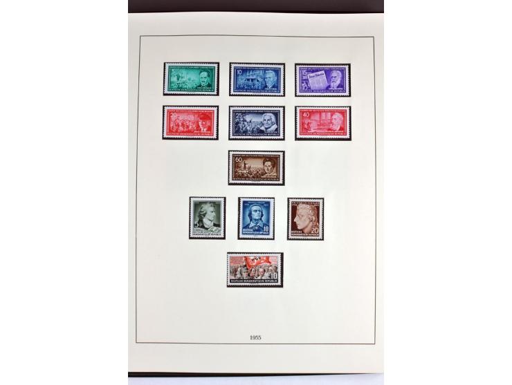 1945/82 (ca.), postfrische und ungebrauchte Sammlung, Bund, Berlin und DDR in den Hauptnummern wohl kpl., dazu schöner Teil A